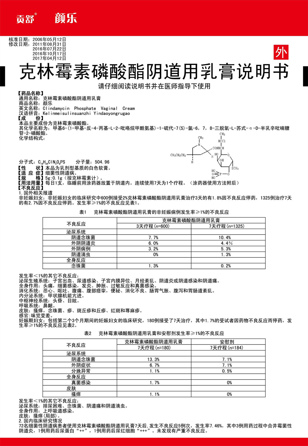 贡舒?克林霉素磷酸酯阴路用乳膏说明书1.jpg